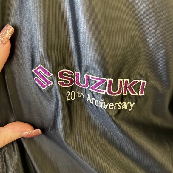 Vintage Suzuki Bomber Jacket 20th Edition - Astro Sportswear XL - Picture 3 of 4